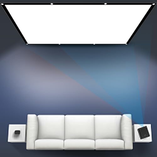 Pantalla de proyector 200 pulgadas 4:3 plegable portátil miniatura 3