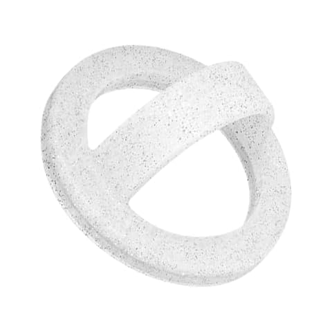 Magnetic Phone Grip Holder Thin Silicone Finger Loop Ring for iPhone,Compatible with MagSafe for iPhone 16/15/14/13/12 Series (Starlight White) Cover