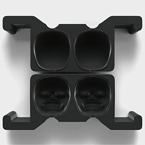 Berlinzo Additional Silicone Ice Mold - For Premium Clear Maker - Large Whiskey Ice Maker - Available Cavity 2 Balls, Cubes, Diamonds, Roses, Skulls - Only Silicone Molds, Ice Maker Not Included #TOP7