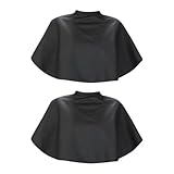 QIYUDA 2PCS Hair Color Cape for Women, Waterproof Makeup Dye Cape 34.2”L*28.7”W