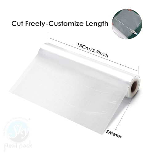 Image of Vacuum Sealer Roll 15cm x 5m | BPA-Free, Food Grade