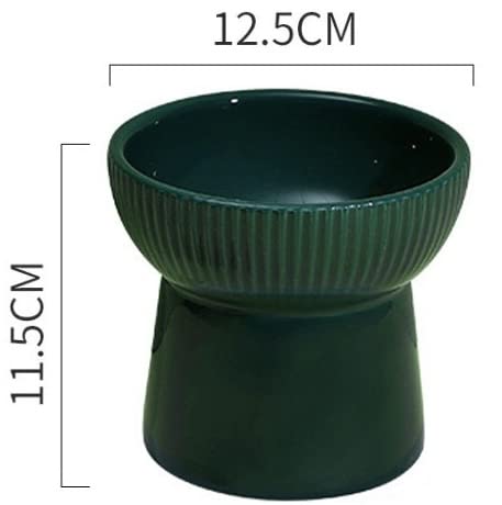 Image of PETANGEL Ceramic Cat Food Or Water Bowl, 2 Pcs Raised Cat Feeder Dishes with Stand, Elevated Pet Food Bowl for Cats and Small Dogs, Stress Free Backflow Prevention & Reduce Neck Burden