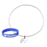 【新品未使用】taitai　アームバンド（共振加工）２点セット（白L　白M） Amazon | [taitai]アームバンド＋パワーループ[ホワイト] 【2点