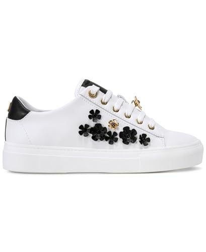 KARL LAGERFELD Women's Cate Fleur Lace-up Sneaker with Pins2
