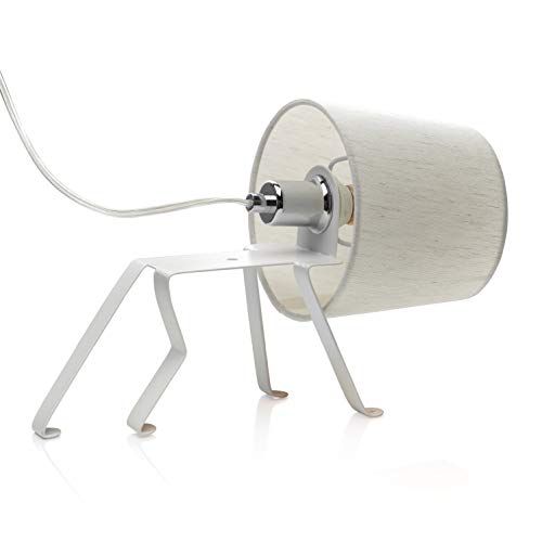 Preisvergleich Produktbild Auraglow Mysa Hunde Design Nachttisch Tischlampe / Licht für Kinderzimmer, Weiß