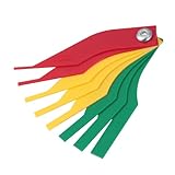 Mikinona 2 Stück Teiliges Bremsbelag messgerät aus Robustem Kunststoff Klare Skala Intuitives Design für Präzises Messen von Bremsbelägen Geeignet für Fahrzeugwartung und Bremsenprüfung