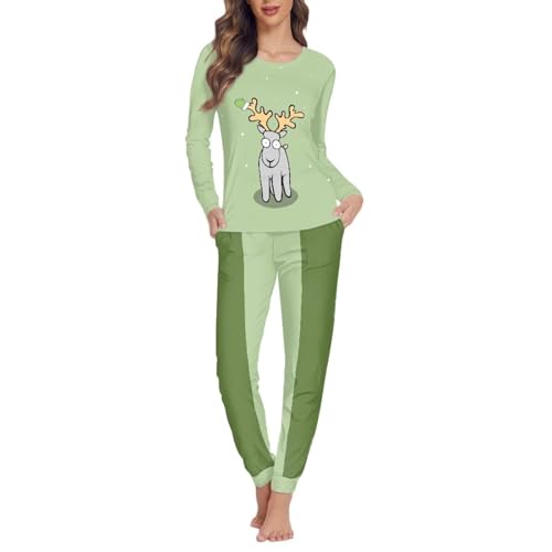Christmas-2-Piece-Lounge-Pajamas-Set-3D-Print-Funny-Pattern-Women-Sleepwear-Long-Sleeved-Top-and-Pants-Set