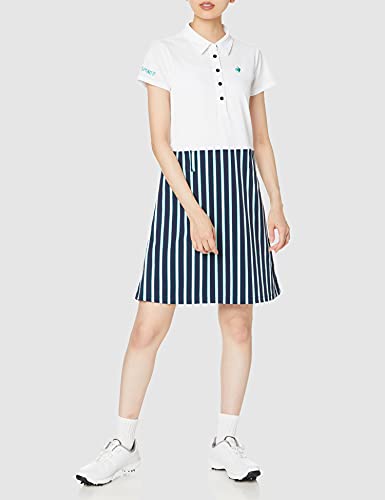 [ルコックスポルティフゴルフ] 【21年秋冬モデル】 ゴルフ ワンピース おしゃれ 吸汗速乾 UPF15 ストレッチ QGWSJJ00 レディース WH00(ホワイト) LL 5枚目