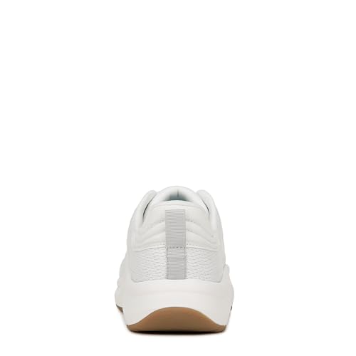 Dr. Scholl's Shoes Women's Feel at Ease Plantar Fasciitis Sneaker White Fabric 6.5 W3