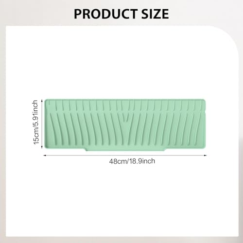 Protector de salpicaduras de grifo con silicona antideslizante 4