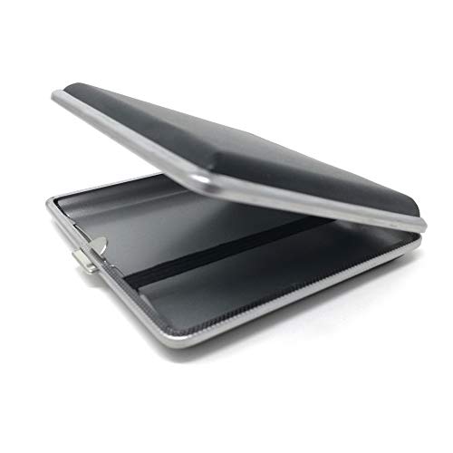 Sigarettenetui zwart in lederlook voor 20 filtersigaretten sigarettenbox etui box compact geschikt voor hand-, broek- en hemdtassen - Afbeelding 5