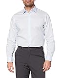Suave tacto de puro algodón Marca Amazon - find. Camisa Formal de Corte Estándar Hombre, Azul (Sky Blue), 41 cm, Label: L