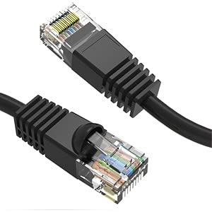 Câble de réseau Cat6 UTP Axiom 4,5 m Noir pour un débit Ethernet fluide
