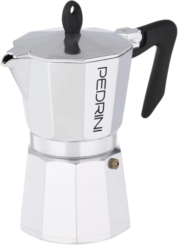 Pedrini 9084-3 Caffettiera, Kaffettiera, 6 tazze