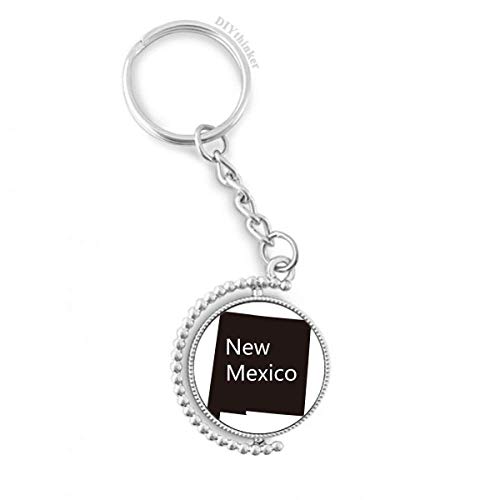 Key ring Nouveau-Mexique rotatif pour retrouver ses clés de voiture en voyage