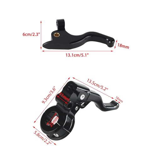 Levier d'embrayage et de frein pour éliminer le jeu des commandes Harley Touring or