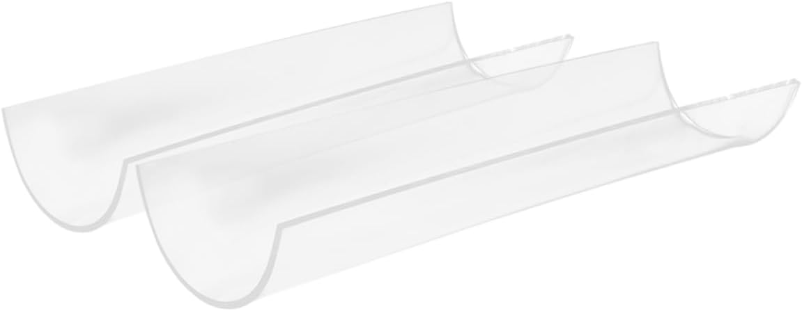 Mobestech 8pcs Acrylic U-shaped Cake Roll Molds for Roll Creation Easy to Baking Tool for Home Bakers Design for Precision Shaping for Dessert Making