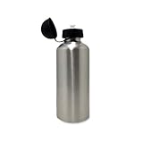 Botella de Aluminio – 600 ml Aprox. – Ideal para Deporte, Tiempo Libre, Escuela, Gimnasio, Camping, Viajes, Yoga, etc. Gadget Idea Regalo - by Graficamente