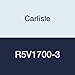 Carlisle R5V1700-3 Rubber Wedge-Band Wrapped-Molded Banded Belts, 181.1" Length, 5/8" Width, 7/8" Thickness, 6.6 lb.