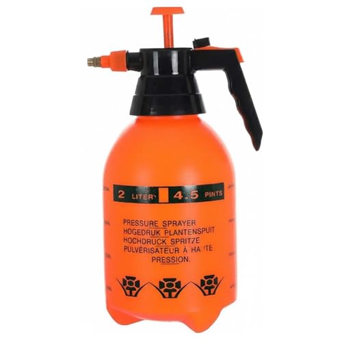 SDMAX Hand Pressure Sprayer Mister Bottle Portable Handheld Pump Spray Bottle with Adjustable Nozzle Pressurized Multi-Purpose Sprayer for Garden Plants Car Cleaning Home & Gardening Tools (2L)