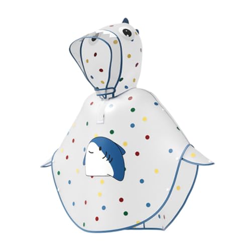 Kids Raincoat Cape with Hood for Travel Fishing Camping Outdoor Sports