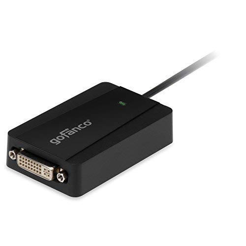 Gofanco USB3DVI Usb 3.0 To Dvi Video Graphics Adapter For Multiple Monitors - Up To 2048X1152 For Windows And Macos, Displaylink Chip, Includes Dvi-To-Vga Adapter thumb #3
