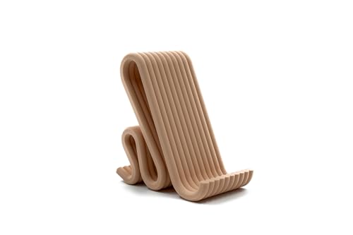 Support de téléphone ondulé compatible Samsung et iPhone 15 sable