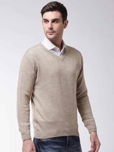 Image of Pivl Men's Winter V Neck Solid Sweaters ||Winterwear||