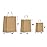Qutuus Brown Paper Bags with Handles - Assorted Sizes, 120 Pcs - Large, Medium & Small Kraft Bags for Business, Shopping & Retail Use