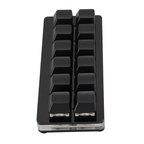 Teclado mecánico para juegos de 12 teclas programables USB Tipo C multifuncional ASHATA 5