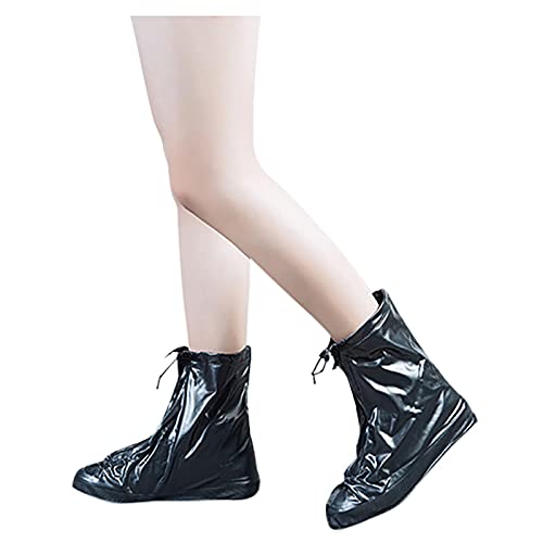 Cover Waterproof Anti-Slip Boot Rain Shoe Shoes Covers Zipper Shoes High-Top Rain Gear #TOP3