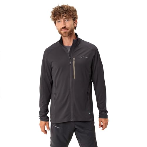 VAUDE Mens Elope Fleece Jacket II, S, Phantom Black
