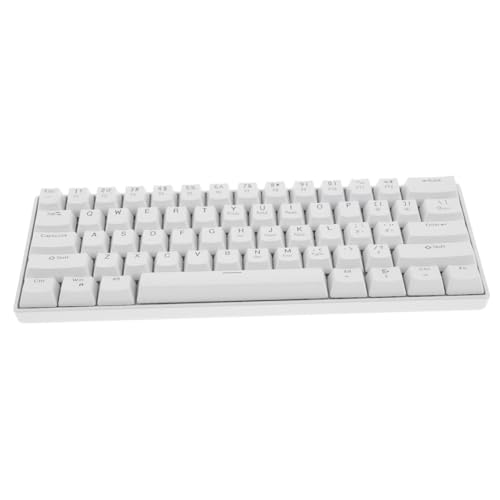 Clavier gaming compact blanc pour éliminer la fatigue des mains sur PC