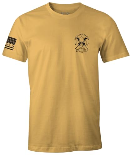 Howitzer Men's T-Shirt Warrior Spirit, Cotton Graphic Tee, Short Sleeve Crew Neck2