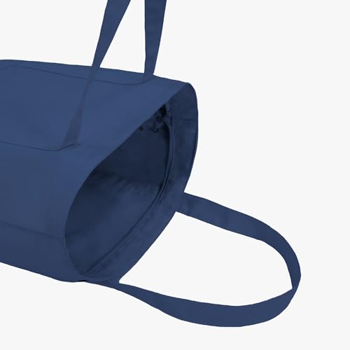 Ecoright Canvas Tote Bag for Women with Zip & Inner Pocket, 100% Organic Cotton Tote Bags for Men, Shopping, Beach3