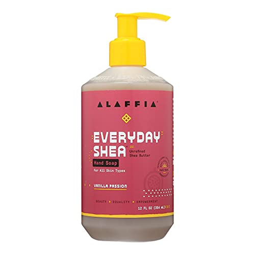 Alaffia EveryDay Shea Hand Soap, Vanilla Passion 12 fl oz