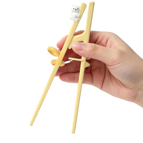 Palillos Aprendizaje Básico, Utensilio Comida Educativo, herramienta con capa resistente, accesorio con diseño , 7,87x2,05 pulgadas Utensilio Familiar, práctica comedor para jardín