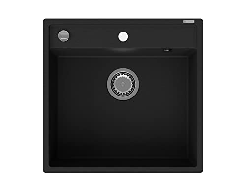 GRANMASTER Lavandino Cucina Granito Nero