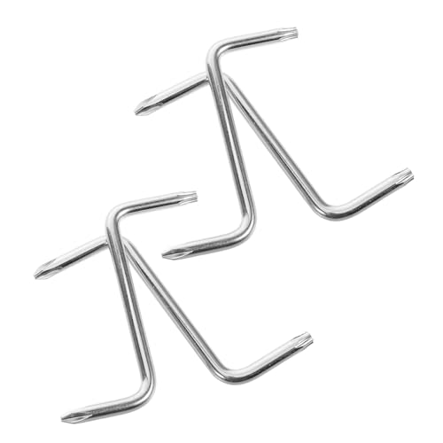 MAGICLULU 4pezzi Cacciaviti Testa Piatta Di Precisione Per Elettrodomestici e Parafanghi Auto Cacciavite Offset Tipo z Per Spazi Ristretti Accessori Per Riparazione Veicoli e Elettrodomestic