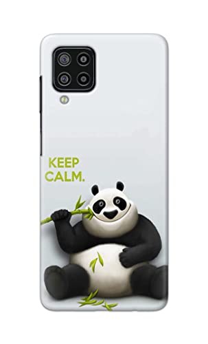 Image of PRINTFIDAA� Printed Hard Back Cover Case for Samsung Galaxy F22 4G | Samsung Galaxy M22 4G Back Cover (Cartoon Panda) -2808