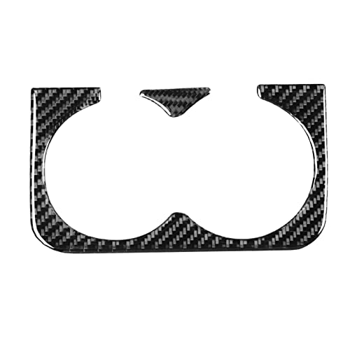 Cubierta de portavasos trasero de fibra de carbono para auto miniatura 2