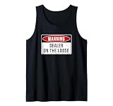 Señal de advertencia - Distribuidor en la cita divertida de trabajo suelto Camiseta sin Mangas