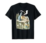 Smoking Blue Caterpillar - Alice in Wonderland T-Shirt