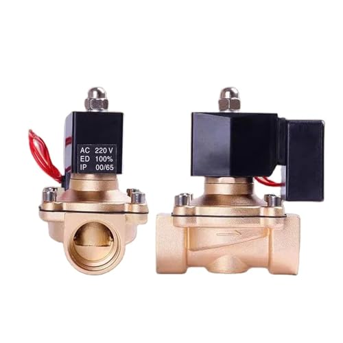 Électrovanne normalement fermée 3/4 en laiton haute résistance 12V - 2