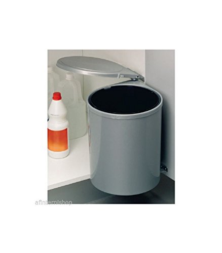 Levante Pattumiera Estraibile da Incasso Art. 270 - Grigio Metallizzato