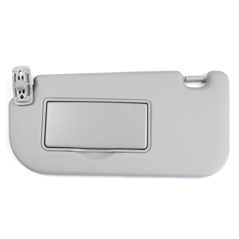 Prefer Warehouse Sun Visor with Mirror Left Driver Side Gray LH Compatible with KIA SPORTAGE 2.0L 2.7L 2005-2010 Replace 85202 1F210LX, 85202-1F201LX,