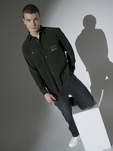 Image of Hubberholme Men's Oversized Full Sleeve Corduroy Shirt