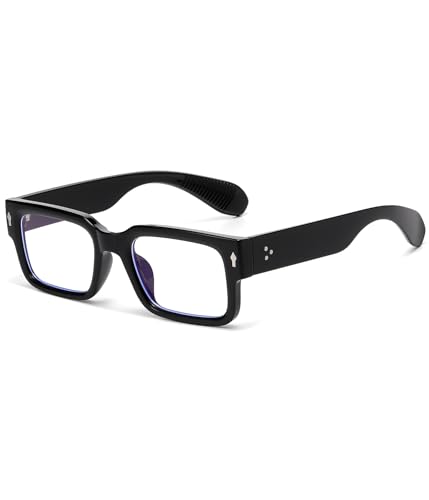 EYLRIM Square Frame Sunglasses for Women Men Trendy Chunky Rectangle