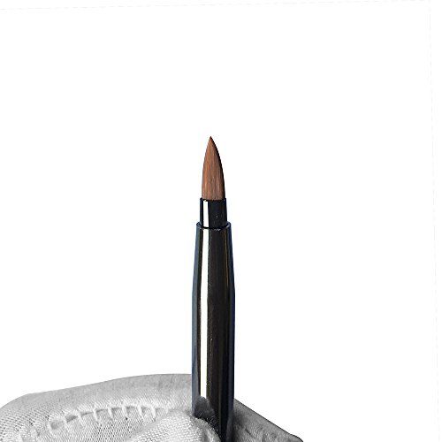 Ahyee Retractable Lip Brush with Cap Portable Lipsticks Cosmetic Brush