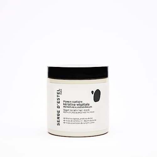 SERGE D'ESTEL PARIS Keratin Hair Mask 250G Extend Your Brazilian Smoothing Protect And Repair Your Hair Fiber Keratin Mask 100% Vegan